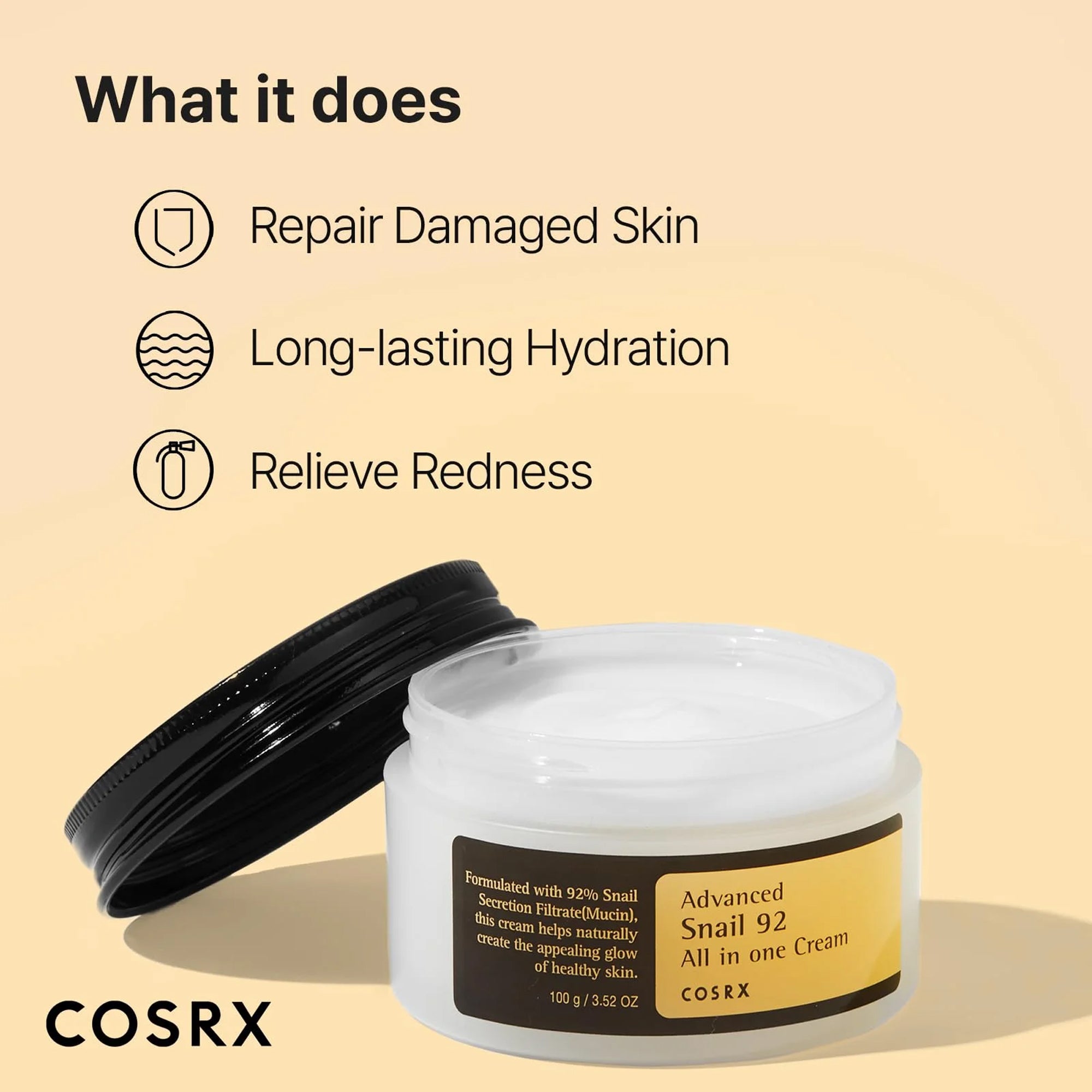 COSRX Advanced Snail 92 All in One Cream 100gm